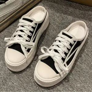 여자 통굽 키높이 배색 스니커즈 뮬 운동화 여성스니커즈 뮬스니커즈