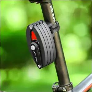 웨스트 초간편휴대 폴딩 관절락 85CM 비밀번호 자전거자물쇠 도난방지 잠금장치