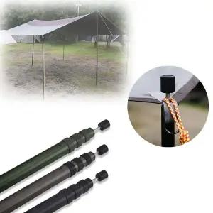 튜랄루민 WX56QV20 슬라이드폴 렉타 타프 텐트 폴대 캠핑 야외 해변 그늘막 햇빛차단 천막 지지