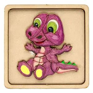 미술수업 입체퍼즐 색칠놀이 공룡액자 만들기 8세트/ 과학키트 초등교구 꾸미기