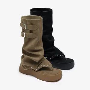 데릴 투웨이 플랫폼 쪼리 부츠 BLSDS2i128