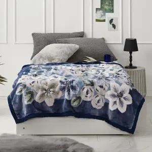 두툼한 플레르 HR 양면 밍크 극세사 담요 (150x200)