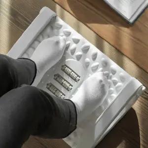 사무실 발받침대 책상 의자 다리 받침 자세 교정 허리 건강 재택근무 학생 공부방