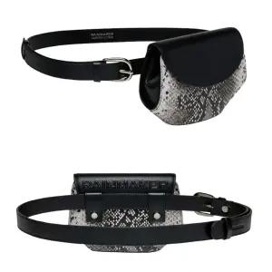 여성 파이톤 패턴 천연소가죽 투웨이 골프 벨트백 남녀공용 20대남성