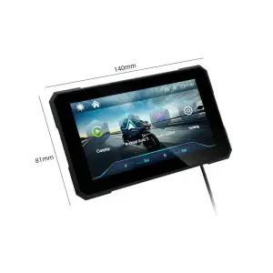 오토바이 네비게이션 5인치 무선 카플레이 안드로이드 오토 방수 모니터