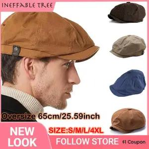 베레모 배레모 베래모 화가 모자 여름 헌팅캡 65CM 오버 사이즈 뉴스 보이 빅 헤드 남자 남성 코튼 아빠 플