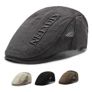 남성 베레모 캐주얼 메쉬 여름 남성 헌팅 캡 통풍
