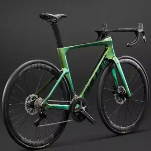 로드자전거 초경량 카본 프레임 성인용 고속 주행 드롭핸들 스포츠 레이싱 자전거