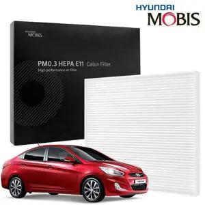 현대비스 V0J5G2J0 엑센트 에어컨필터 PM0.3 E11