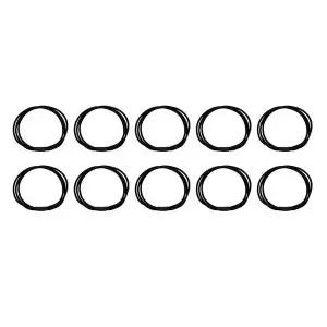 검정 3줄 머리끈 10p 고무줄 검정머리끈 헤어밴드