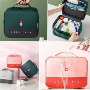 여행용 방수 구급함 캠핑 휴대용 구급함 약파우치 상비약 비상약