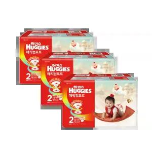 하기스 2026 매직컴포트 밴드형 공용 2단계 54매X3팩