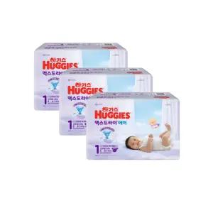 하기스 2026 맥스드라이 에어 밴드형 공용 1단계 60매x3팩