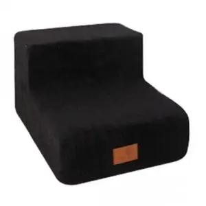 펫스텝 강아지 계단 2단 블랙 마블스펀지 스텝 침대 쇼파 1P