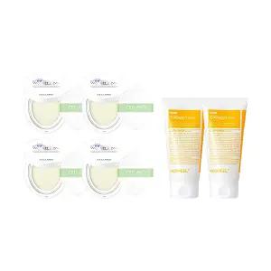 셀라보 워터 다이브 선쿠션 시즌2 23g x4 + 메디필 비건 콜라겐 클렌징폼 120ml x2