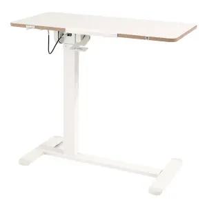 덱스탑 각도조절 이동형 멀티 사이드 테이블 슬림 높이조절 SDL1-800WH 화이트