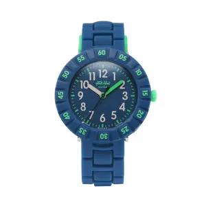 [신세계라이브쇼핑]플릭플락 FCSP086 COLOR BLAST SOLO DARK BLUE 아동 우레탄시계