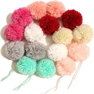 16개의 큰 실 폼 - 2.8인치 아크릴 볼을 주문하기 위해 제작된 모자나 파티 장식용 퍼지 DIY 아트 및 공예