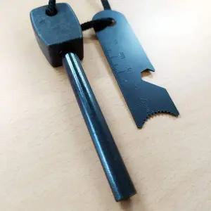 [콩심팥심]비상용 휘슬 부싯돌 세트 서바이벌 백팩킹장비 밀리