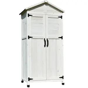 농기구보관함 야외창고 농사 간이 농막 농기구 백색 옥상 텃밭