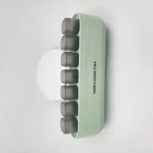 휴대용 요일별 알약케이스 분리수납케이스(민트) HDPE용기 약케이스