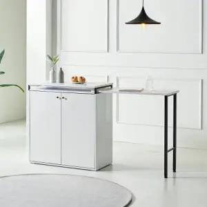 [인터데코]좁은공간 인출식 확장형 수납 식탁 조리대 P0000BNJ