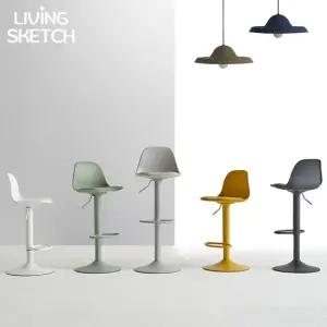 뮤즈 본 높이조절 홈바체어 업소용 카페용 창가뷰 바의자