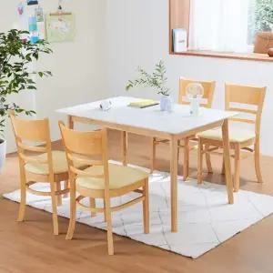 스칸디 캘빈 1200 1400 4인 세라믹 식탁세트 의자형)