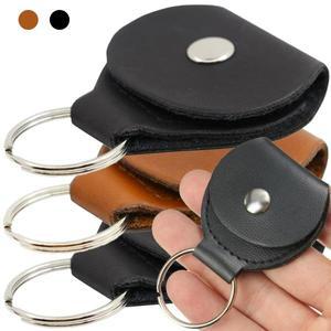 5개입 11cm 미니 프레스 스타일 기타 피크 보관 가방 인조 가죽 소재 케이스 악기 호환 액세서리 도구