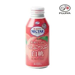 후지야 ZRB114S8 넥타 복숭아 과즙음료 일본 국민 과일주스 과육가득 달콤한 복숭아드링크 380ml