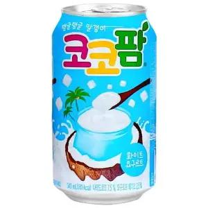 해태 BYT498A0 코코팜 화이트 요구르트 340ml 24캔