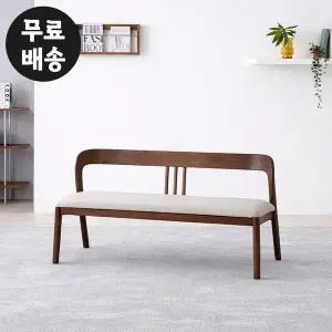 [벤티스가구]모닉 에쉬 원목 2인용 벤치 의자 긴 인테리어 주방 의자 2인 등받이없는 디자인 1100
