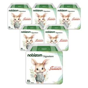 나비잠 기저귀 시그니처 썸머팬티 특대형(XL) 26매x6팩