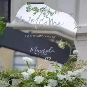 진심글로벌 포토테이블거울 결혼 웨딩 웨딩소품