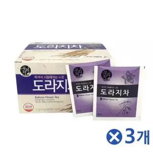 목까지 YBH283L2 시원한 도라지차 40티백x3개 전통차 탕비류