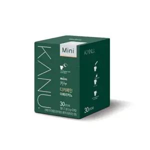 동서 NAK165V4 맥심 카누 디카페인 아메리카노 커피 30T 미니