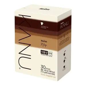 동서 RIA444S9 맥심 카누 더블샷 라떼 커피 30T