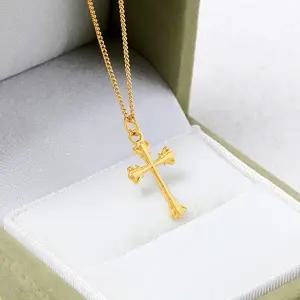 [골드모아]여자 순금 목걸이 3.75g 십자가 [헤리티지 크로스]