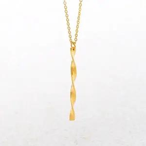 [골드모아]여자 순금 목걸이 7.5g [트위스트 스틱 Y자]