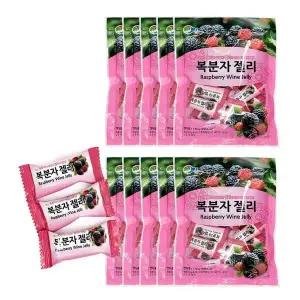 미성식품 ZUQ717Y4 복분자 젤리 170g(10개) 간식