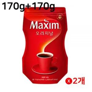 맥심 IYO833X6 오리지날 커피 리필 340g