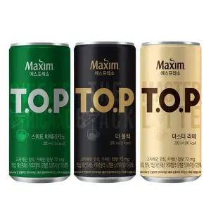 티오피 YZC553L2 블랙 스위트아메리카노 라떼 200ml 30개입