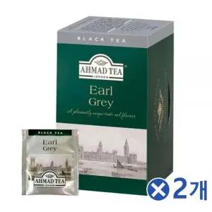 얼그레이 PMX812W4 홍차 티백 2gX20pX2박스 Earl Grey AHMAD