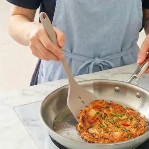 주방앤 국내제작 실리콘 사각뒤집개 넓은 뒤집개