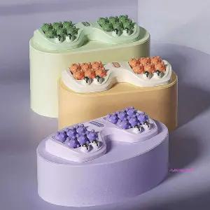 사무실지압판 의자 책상 받침대 다리거치 롤링 발바닥 컴퓨터발 고급형 풋레스트 레그레스트 발지압매트fgh