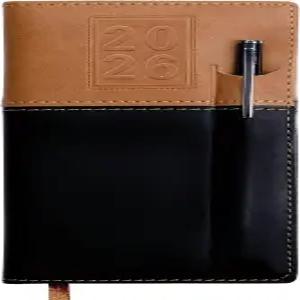 2026 포켓 플래너/포켓 캘린더 및 펜 3.5 x6 14개월 2025년 11월 - 2026년 12월 / 주간 의제/월간 정리기