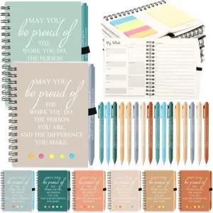 팀 그룹을 위한 펜 오피스가 포함된 긍정적인 A6 스파이럴 저널 노트를 동료 직원들을 Resurhang