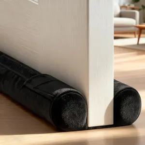 39인치 도어 드래프트 스토퍼 블로커 아래 조절 가능 소음 및 방진을 위한 양면 날씨 제거 유니버설