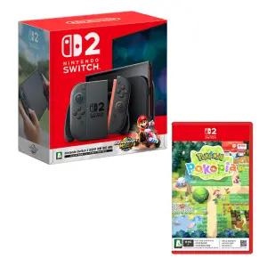 닌텐도 스위치2 마리오 + 국내판 포코피아 실물칩 타이틀