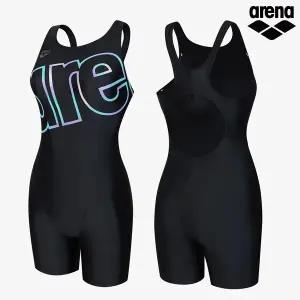 아레나 여성수영복 오로라엣지 3부 반신 레이서백 A6BL1LH07BLK